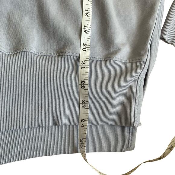 Universal Standard Henley Hoodie In Lavender Relaxed Casual Comfy Layering Sz S - Picture 14 of 16